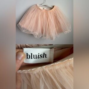 Bluish Peach Tulle Skirt